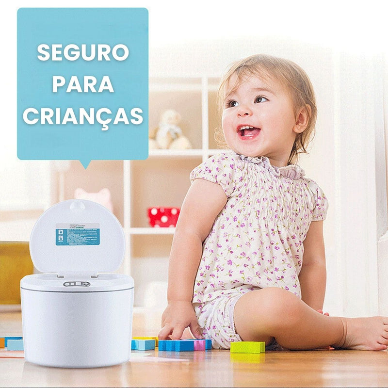 Lixeira Inteligente Automática Sensor Sem Toque DE MESA