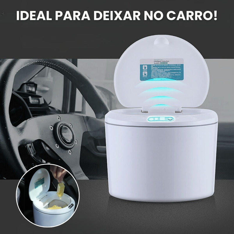 Lixeira Inteligente Automática Sensor Sem Toque DE MESA