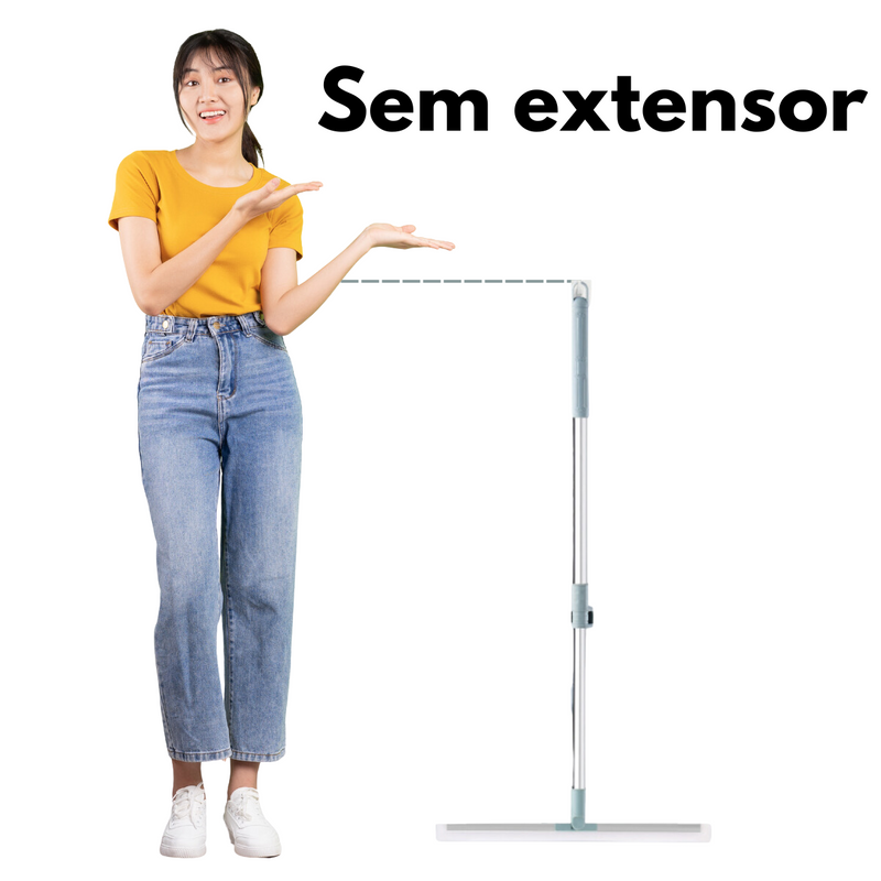 Rodo Mágico Inox Multiuso Base Silicone Varre e Seca