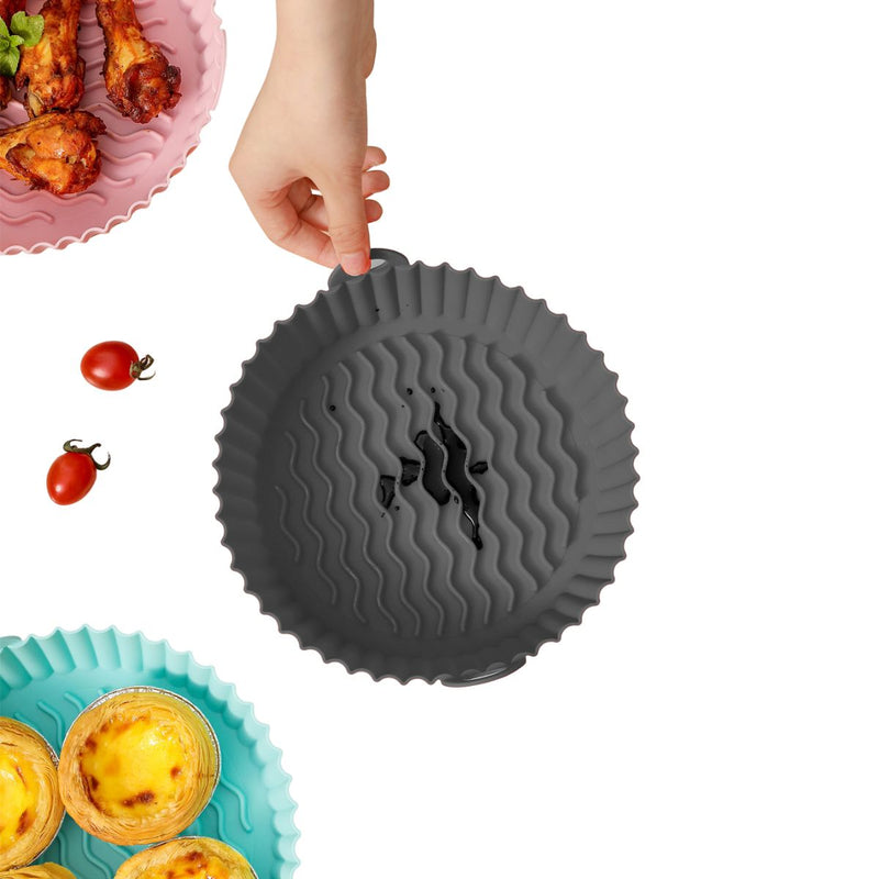 02UN Forma de Silicone para Air Fry + 50un descartável brinde + Frete Gratis