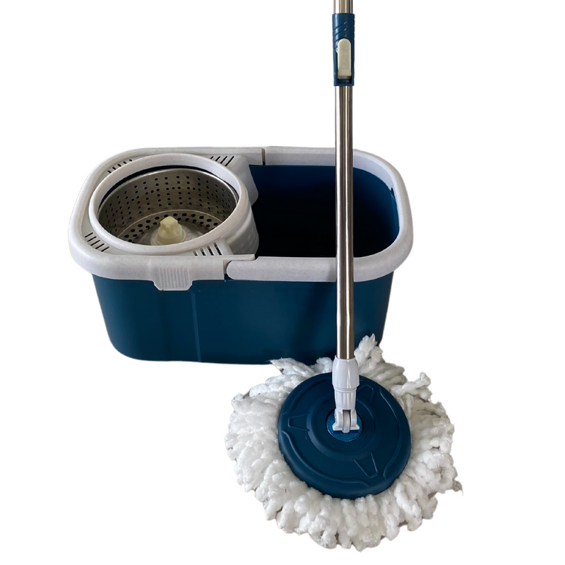 Mop Spin Inox Esfregão Centrifuga Giratório