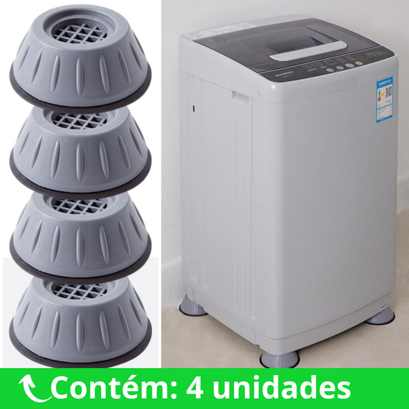 Suporte para Máquina de Lavar Apoio Anti-Vibração