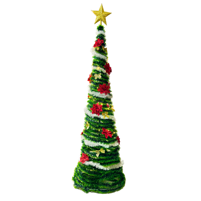 Arvore Natal Dobravel 1 Metro E 80cm Lisa Casa Grande Utz