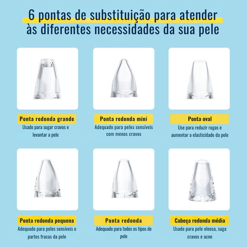 KIT Removedor de Cravos Elétrico + Toalhinhas Comprimidas Multiuso