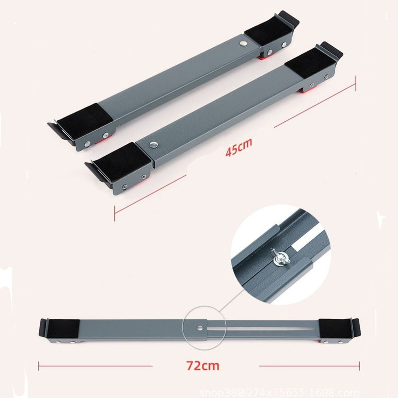 Suporte Com Rodinhas Base Ajustável Reforçado Para Eletrodomésticos