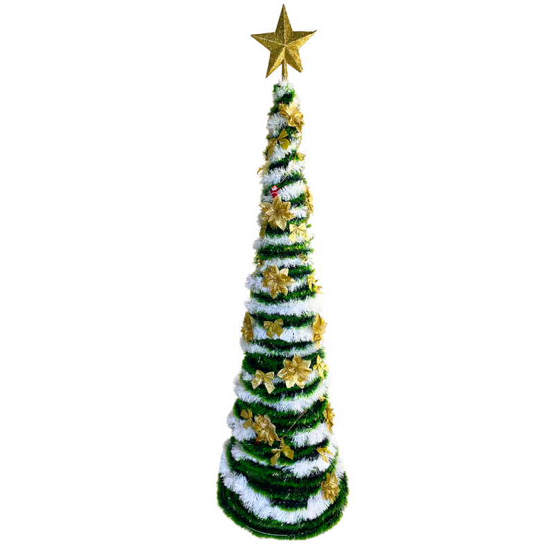 Arvore Natal Dobravel 1 Metro E 80cm Lisa Casa Grande Utz